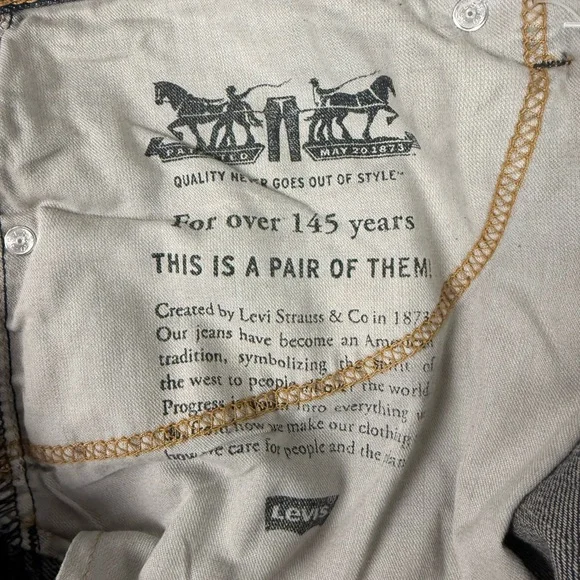 Levi’s Cotton Denim Jeans 559 Relaxed Straight Big & Tall Levi Strauss & Co NWT - Picture 7 of 8